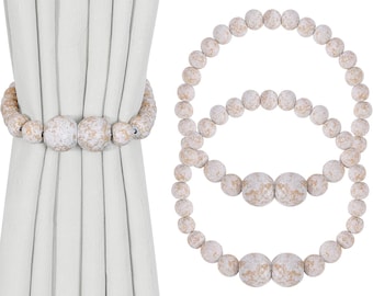 Magnetic Curtain Tiebacks, Curtain Tie Backs for Curtains 2 Pack