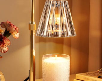 Timer Dimmer Candle Warmer Lamp, Adjustable Height, Cozy Home Decor