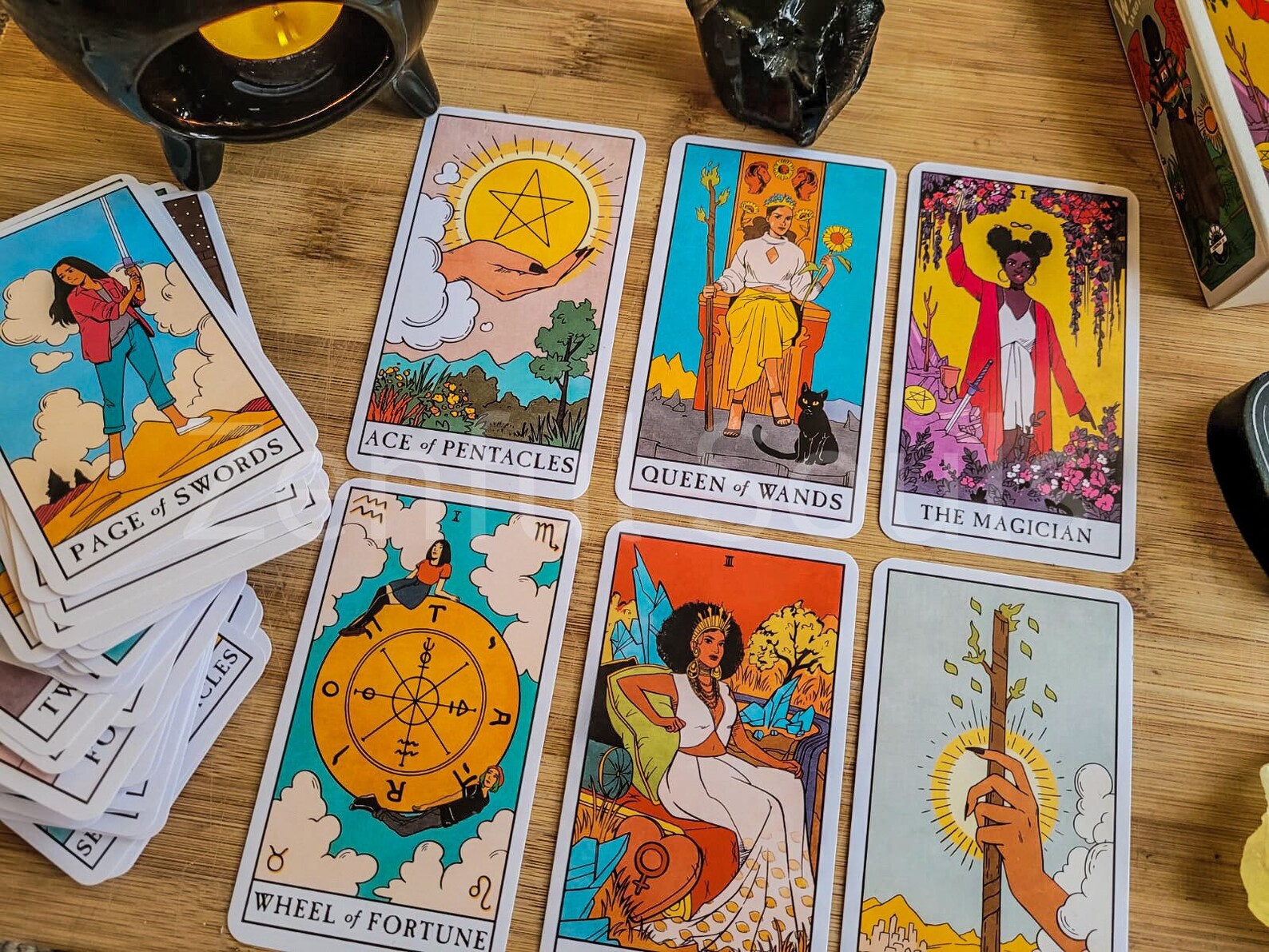 Le Tarot De La Sorciere Moderne Cartes de tarot de sorcière moderne sorcière divination jeu | Etsy