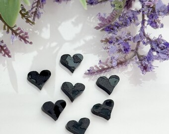 Black Leopard Studs for Earrings Findings Blanks Supplies (2 pair)  item#142