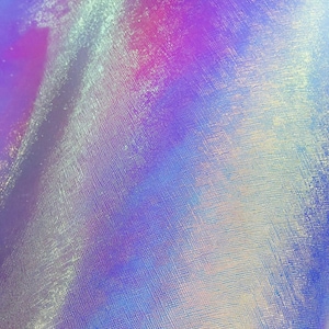 Iridescent Iris Saffiano 4x6 Genuine Leather Sheets