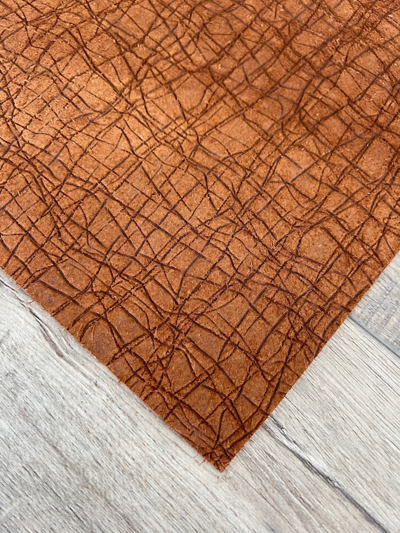 Brown Hippo 8x10 Embossed Genuine Leather Sheets - Etsy