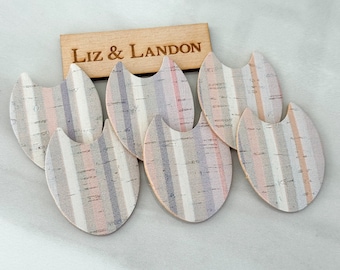 Pre-Cut Meadow Stripe Indy Earring Bundle (3pair)