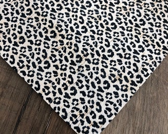 Snow Leopard 8x10 Cowhide Backed Cork Sheets