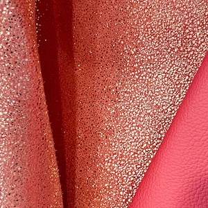 Coral Mermaid 8x10 Genuine Leather Sheets