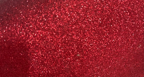 Red Fine Glitter Genuine Leather Backed 8x10 Sheets 