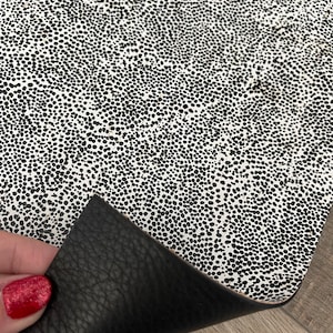 Luxe Micro Dalmatian 8x10 Leather Backed Cork Sheets