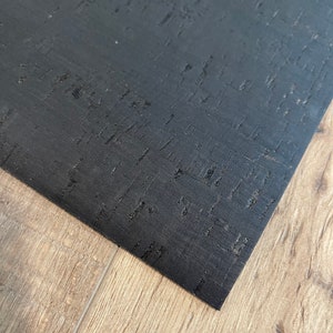 Black Cork 8x10 Leather Backed Sheets