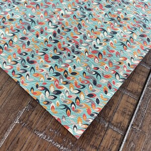 Lotus Blossom on 4x6 Genuine Cowhide Sheets