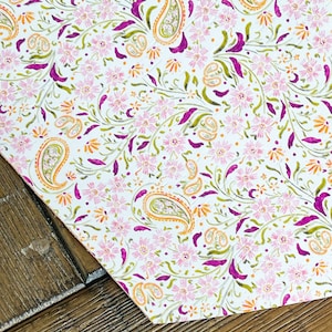 Satin Paisley 8x10 Leather Backed Cork Sheets