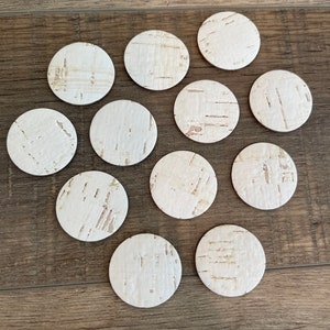 Pre-Cut White Birch Cork Small Quinn Earring Bundle (6pair)