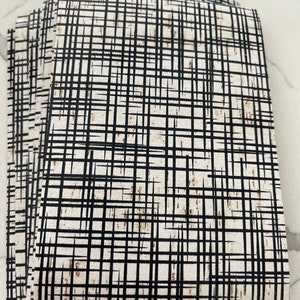 Black & White Canvas 4x6 Leather Backed Cork Sheets