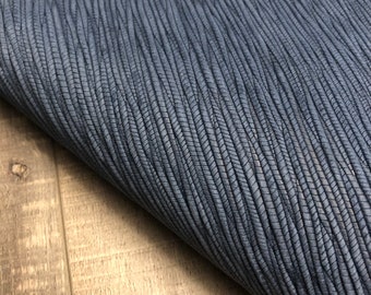 Navy Blue Palm 8x10 Genuine Leather Sheets