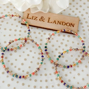 Near Paradise Bohemian 1.60” Beaded Hoop Earrings Blanks Supplies  (1pair)