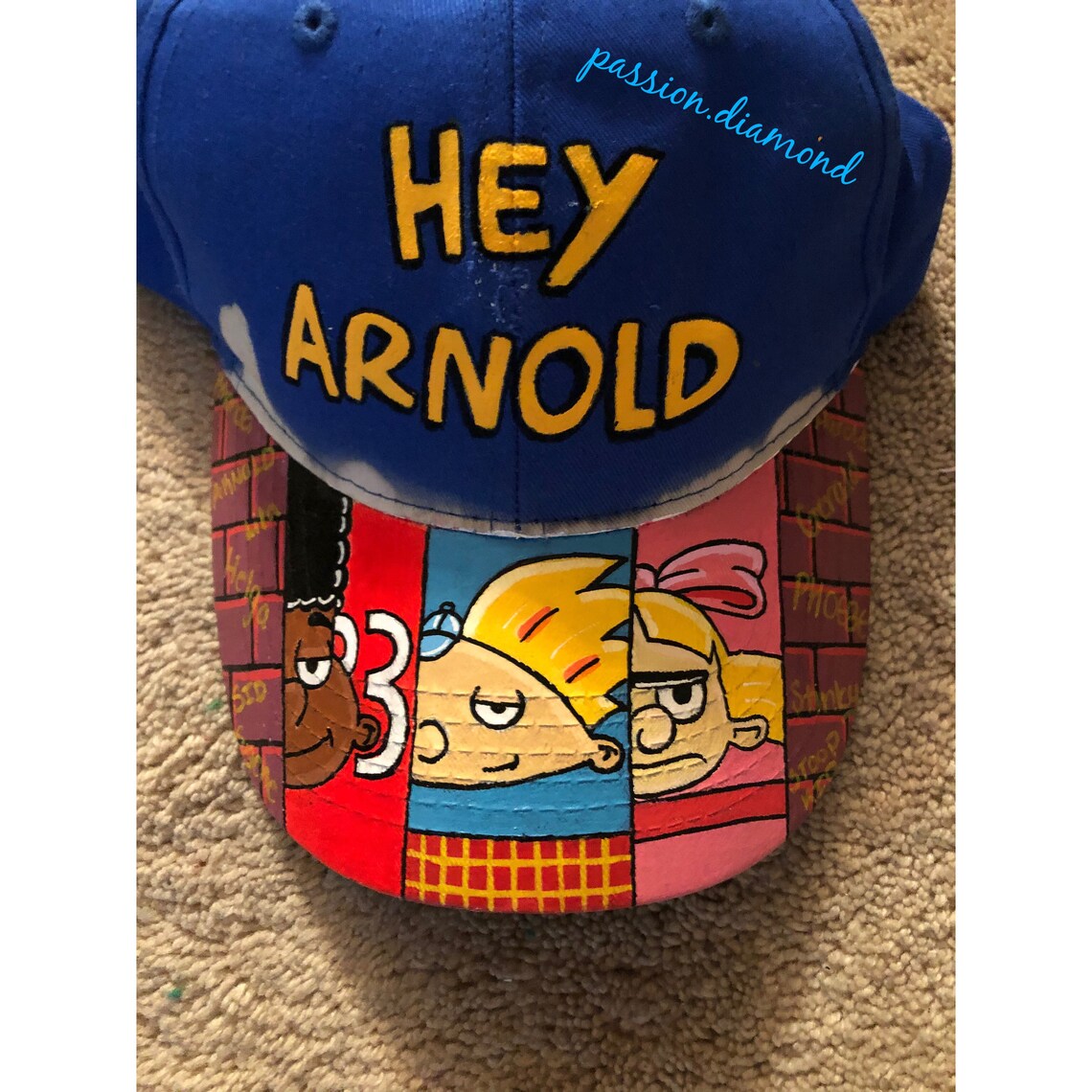 HEY ARNOLD Hat Etsy