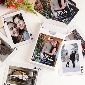 Custom Christmas Card Decks | Personalized Playing Cards, Funny Christmas Gift, Card Games for Christmas Party, Unique Family Gift
