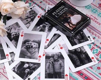 Juego de naipes personalizado: Estuche personalizado (5-55 imágenes)