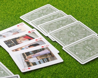 Custom Playing Cards Front & Back: Personalized Pictures Card Deck Gifts