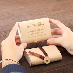 Custom Wedding Guest Book Alternative: Deck of Playing Cards - Etsy