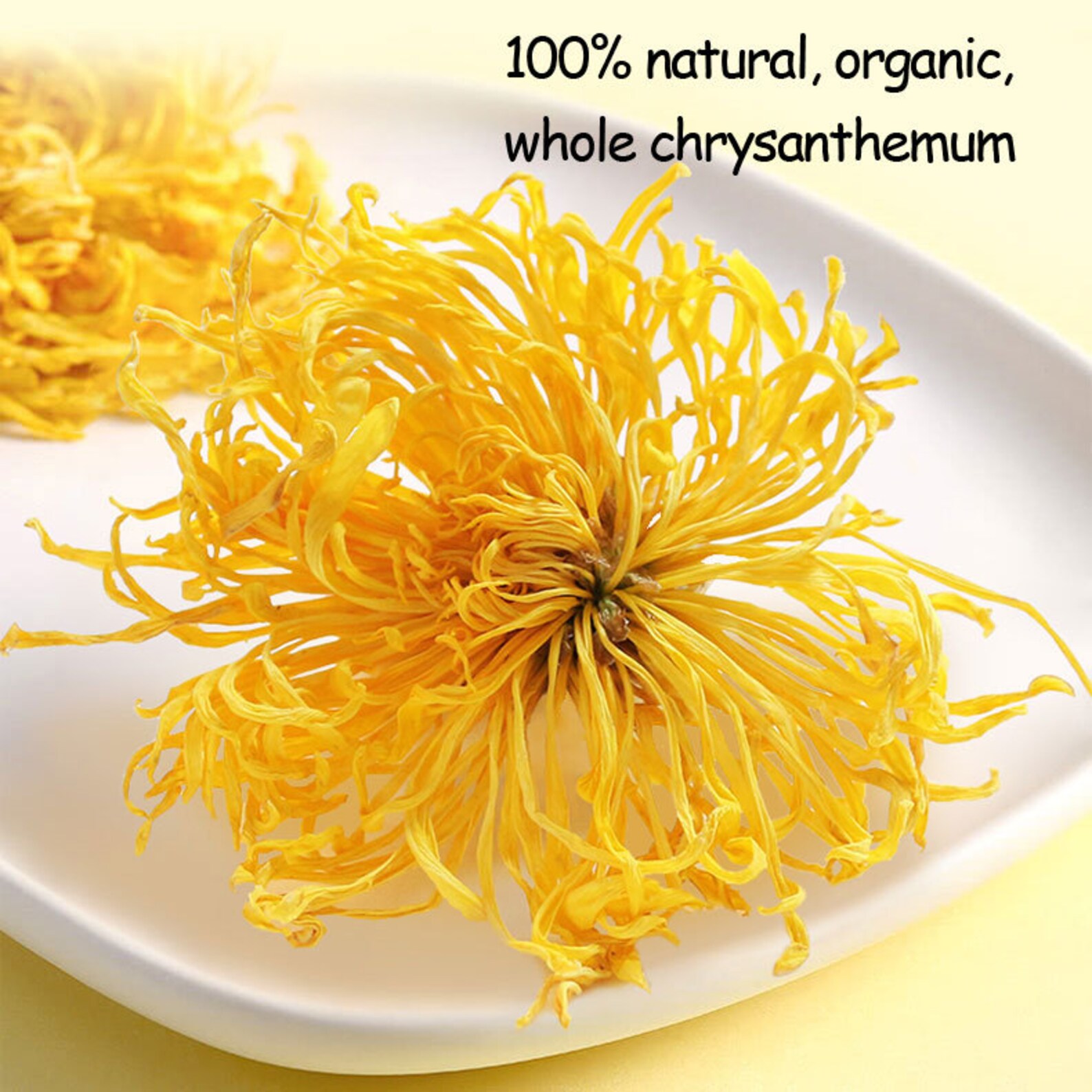Organic Whole Golden Royal Chrysanthemum Blossom in Tea Gift Etsy UK