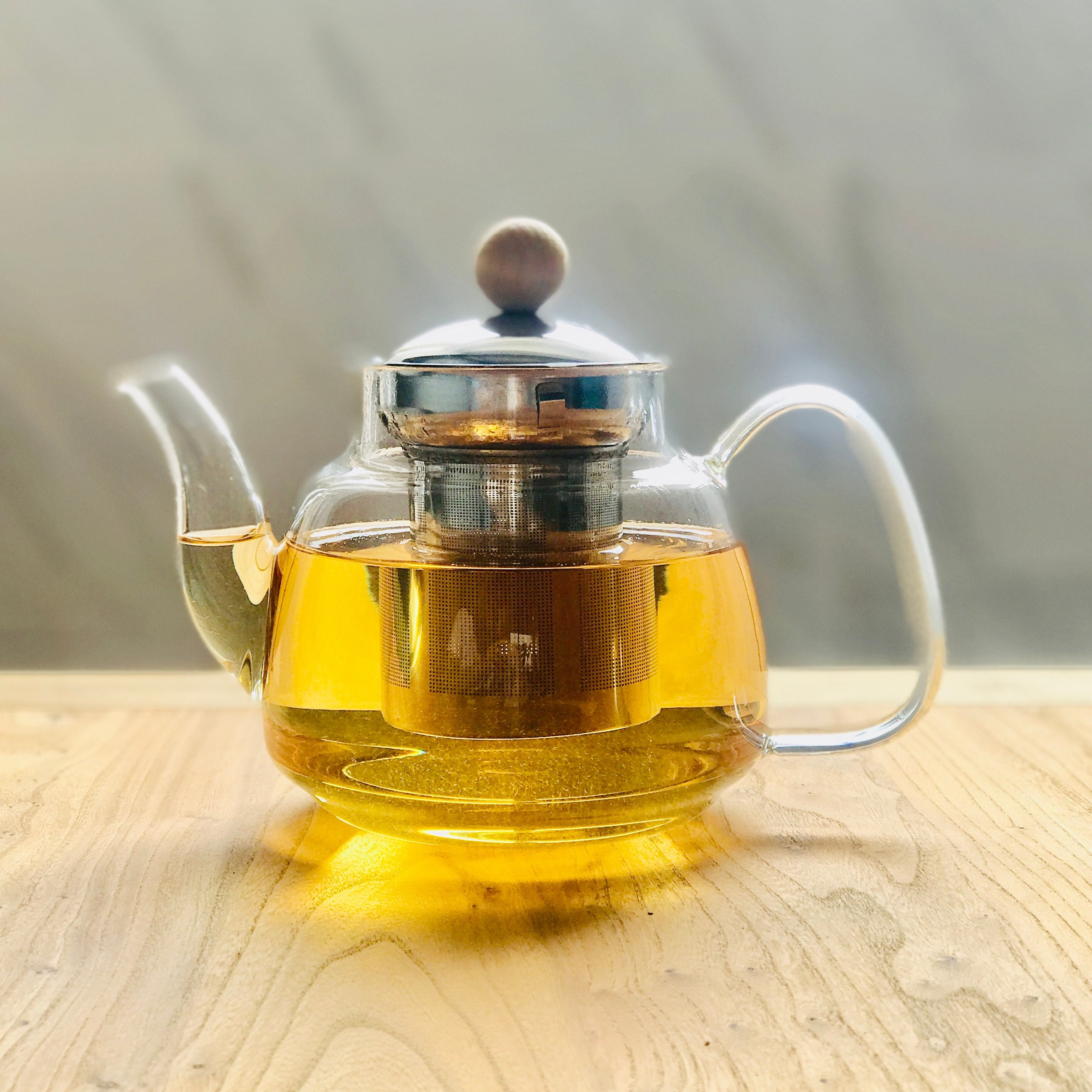 Glass Teapot With Removeable Infuser Stovetop Safe Loose Tea Etsy