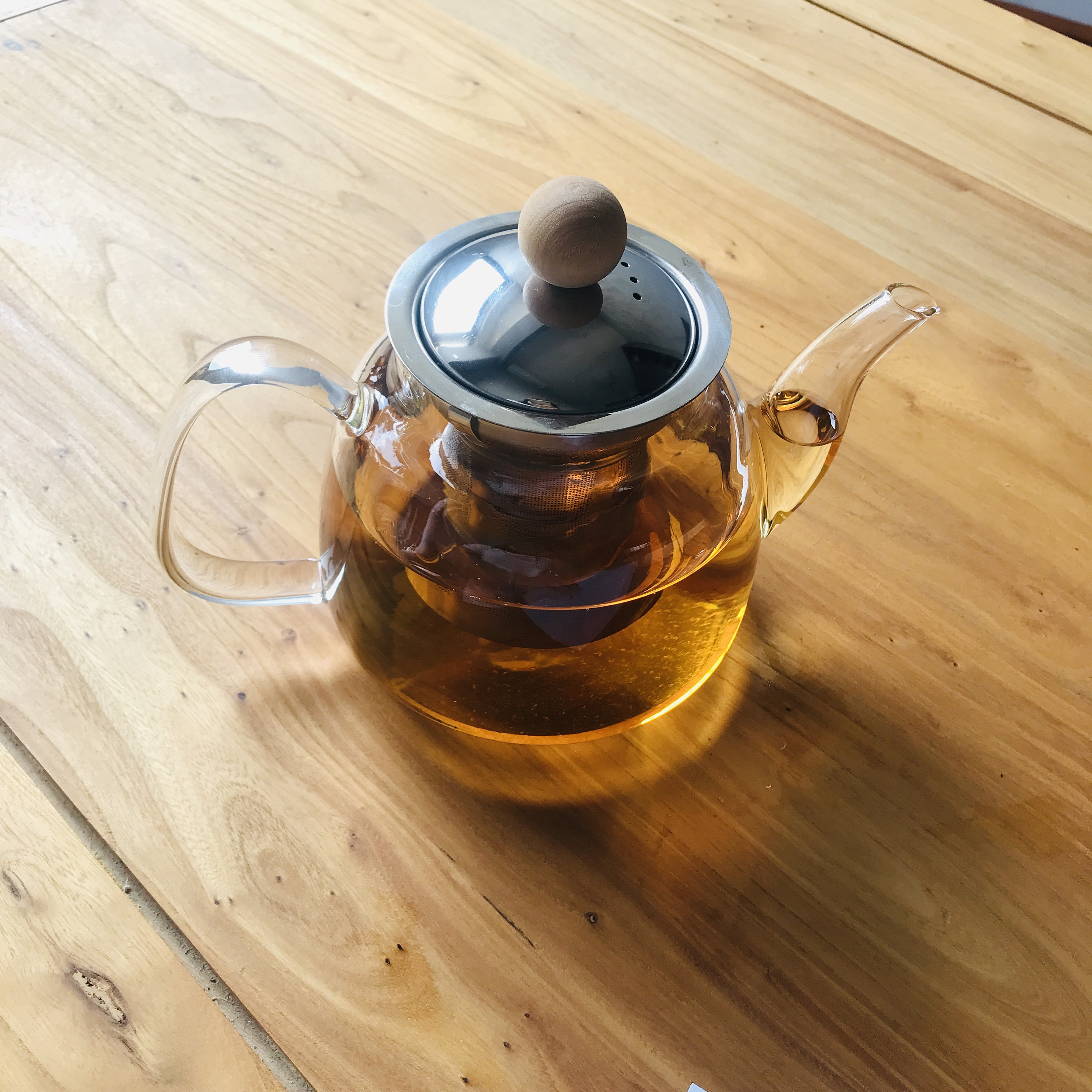 Glass Teapot With Removeable Infuser Stovetop Safe Loose Tea Etsy