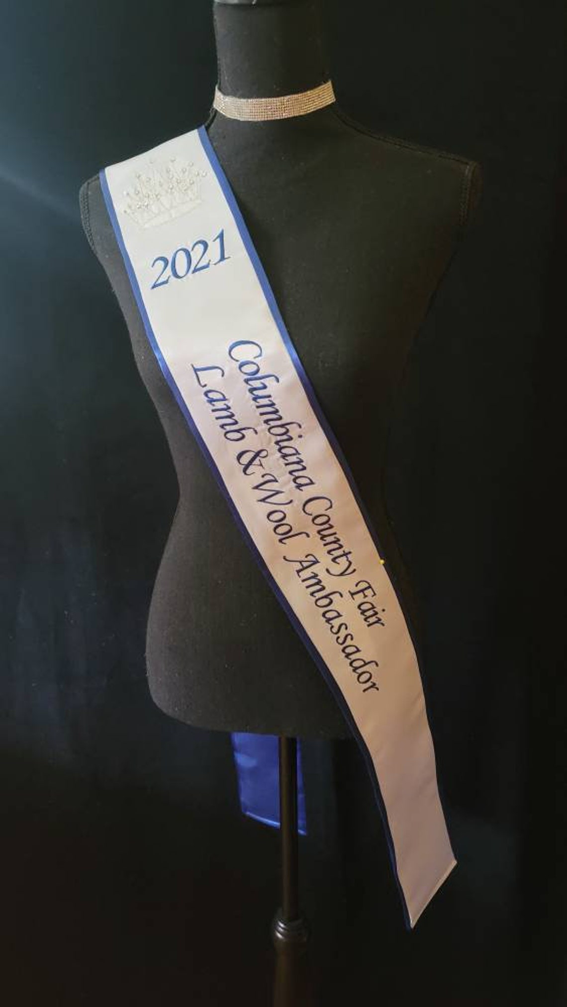 CUSTOM EMBROIDERED SASHES Etsy