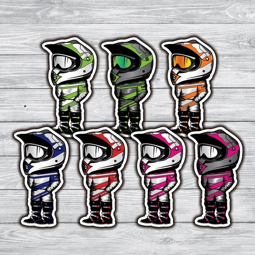 Vinyl Moto Sticker Dirt Bike Decal Etsy