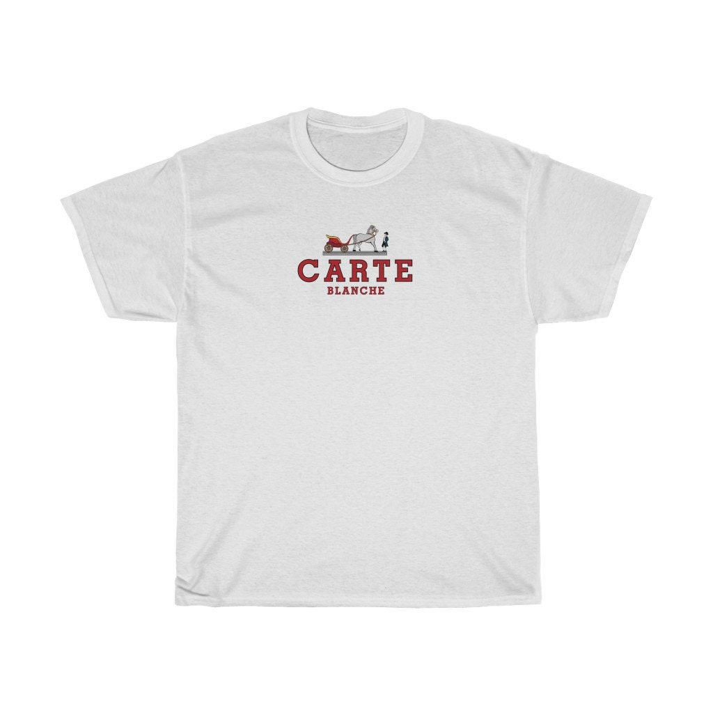 Carte Blanche T-Shirt Premium T-Shirt | Etsy