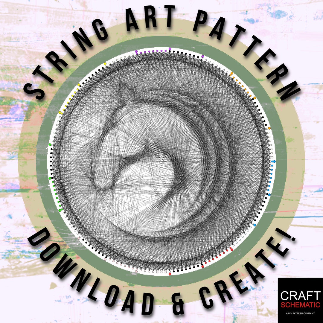 Horse, String Art Template PDF, String Art Digital Kit, String Art DIY Gift, String Art Patterns