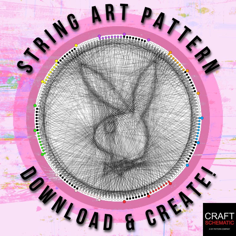 Bunny String Art - Etsy