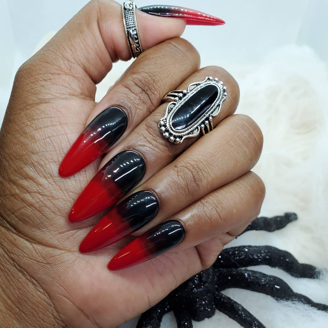 Misunderstood Morticia Hard Gel Overlay Salon Quality Glue - Etsy Denmark