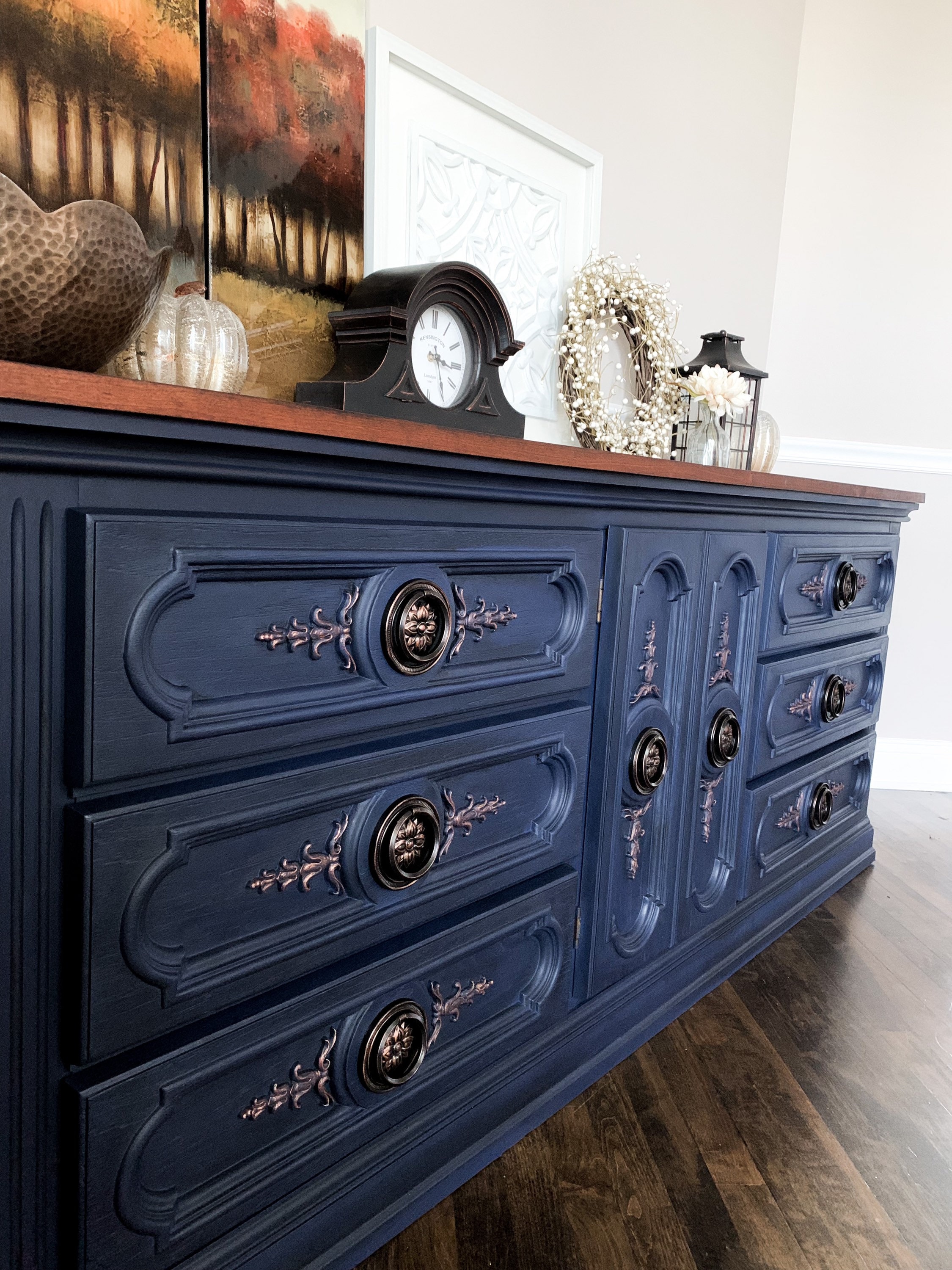 Perfect Navy Painted Dresser