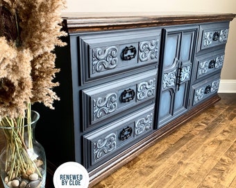 Navy Blue Dresser | Buffet