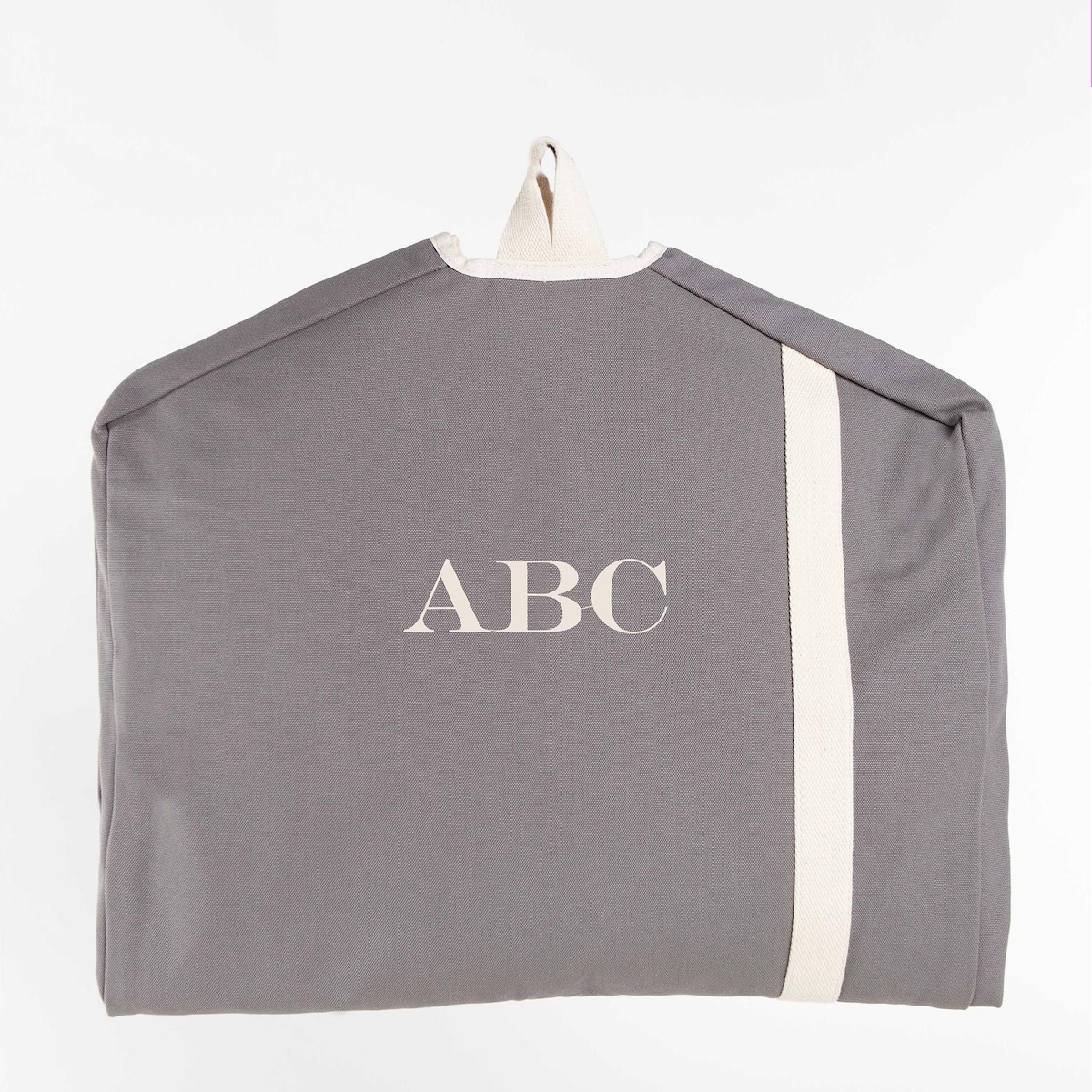 Monogrammed Canvas Garment Bag, Personalized Gift, Wedding Present, Graduation Gift - Etsy