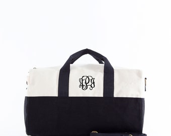 Monogrammed Kids Weekender Bag | Canvas Carry-On Duffel