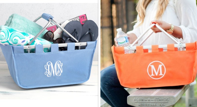 Personalized Market Bag Teacher Tote Bag Reusable Grocery Bag Gift For Her, Bridesmaid Tote Bag