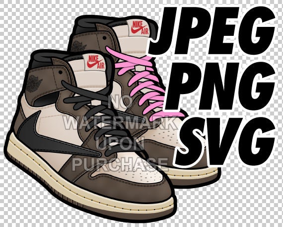 Ver insectos infraestructura Asco J1 Travis Scott With 2 Laces Swap JPEG PNG SVG Digital - Etsy