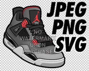 Air Jordan 4 - Etsy