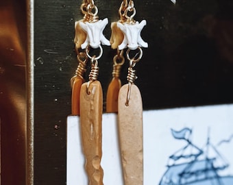 Schlangenwirbel Ohrringe