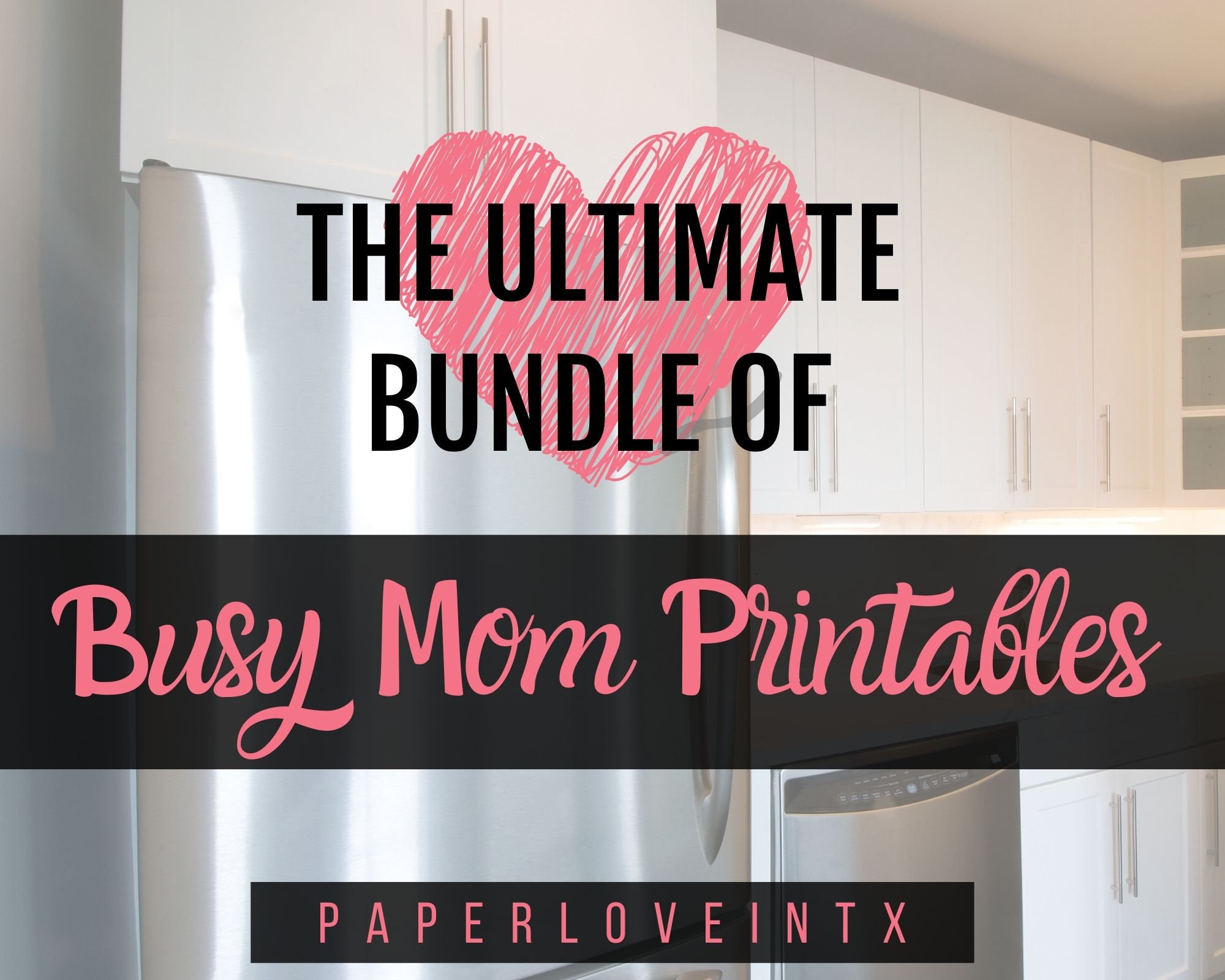 Ultimate Busy Mom Printable Bundle With Weekly Schedule Boredom