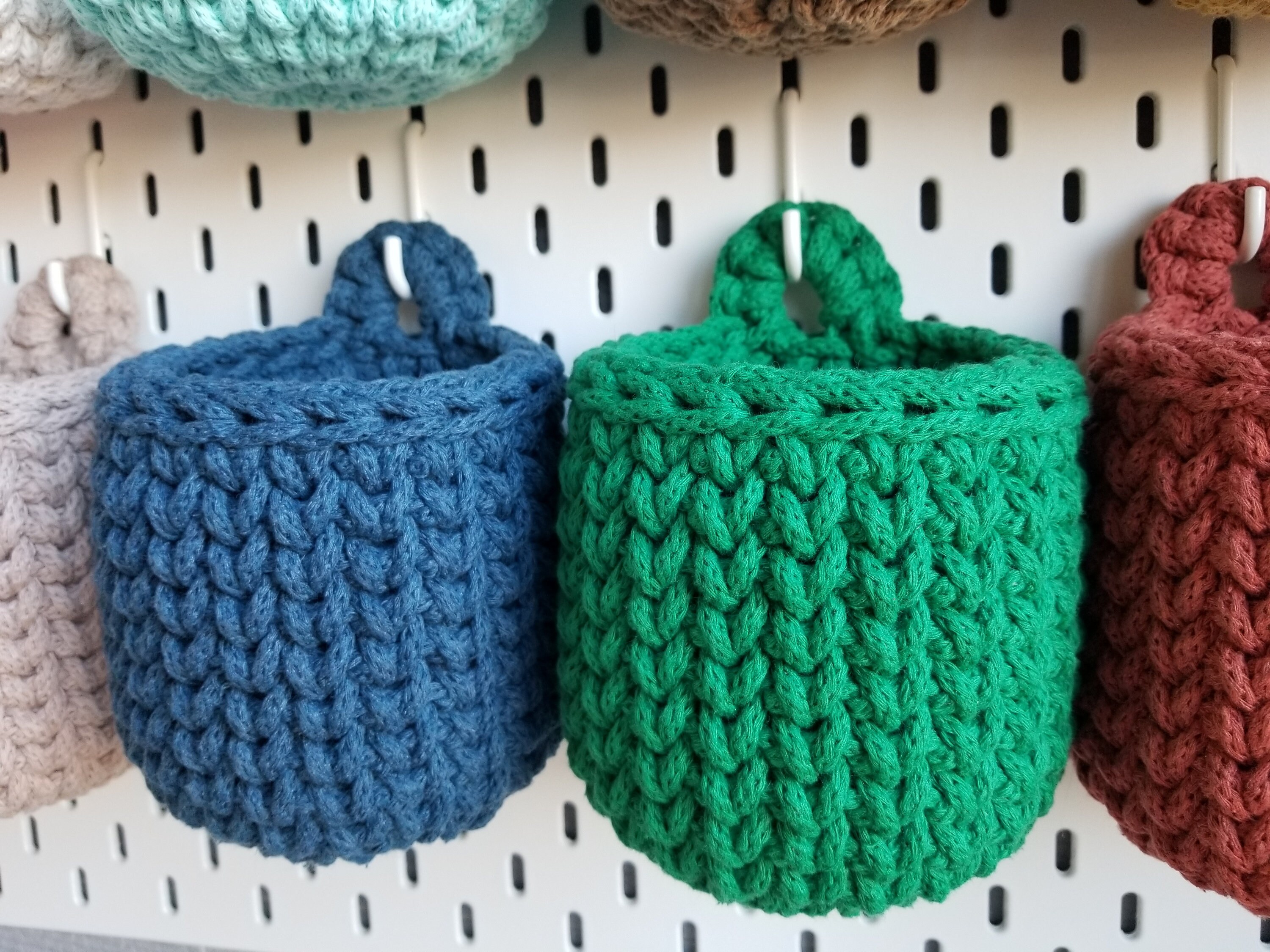 Handmade Gift Mini Hanging Basket Desk Organizer SKÅDIS Etsy