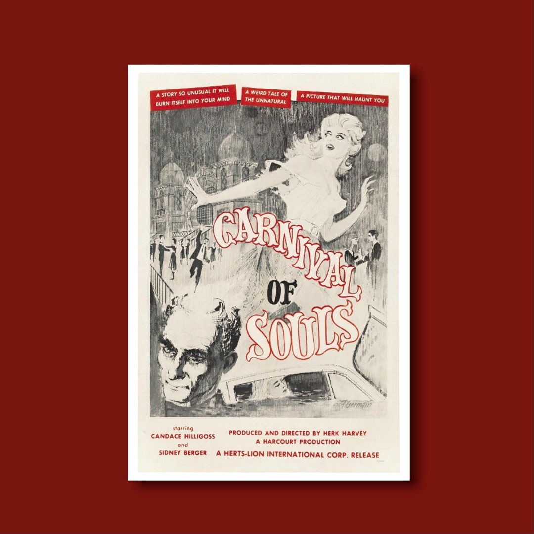 Carnival of Souls Movie Poster Vinyl Sticker Etsy