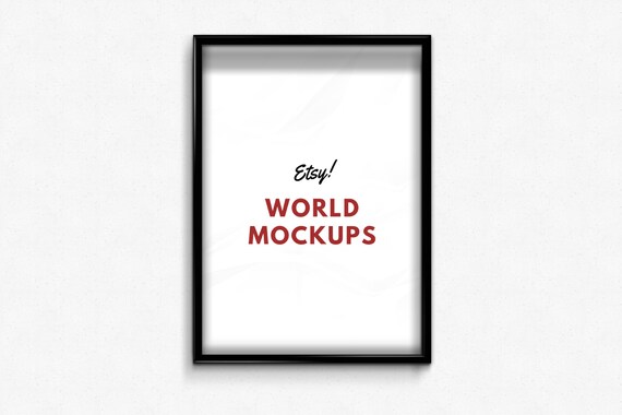 Poster Frame Mockups Canvas Mock Up Etsy