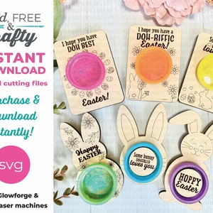 Play doh Easter svg, Play doh Easter Laser File, Easter Laser Cut Files, Laser SVG, svg file, svg designs, glowforge files