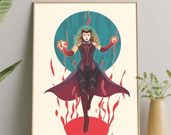 Scarlet Witch Final Form A4/A5 Art Print