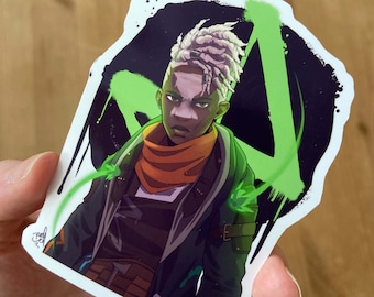 Ekko Arcane vinylklistermärke: League of Legends fanart