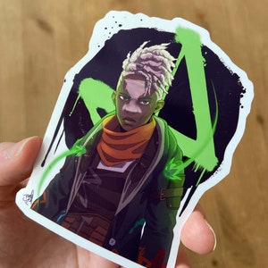 Ekko Arcane Vinyl Sticker: League of Legends Fanart