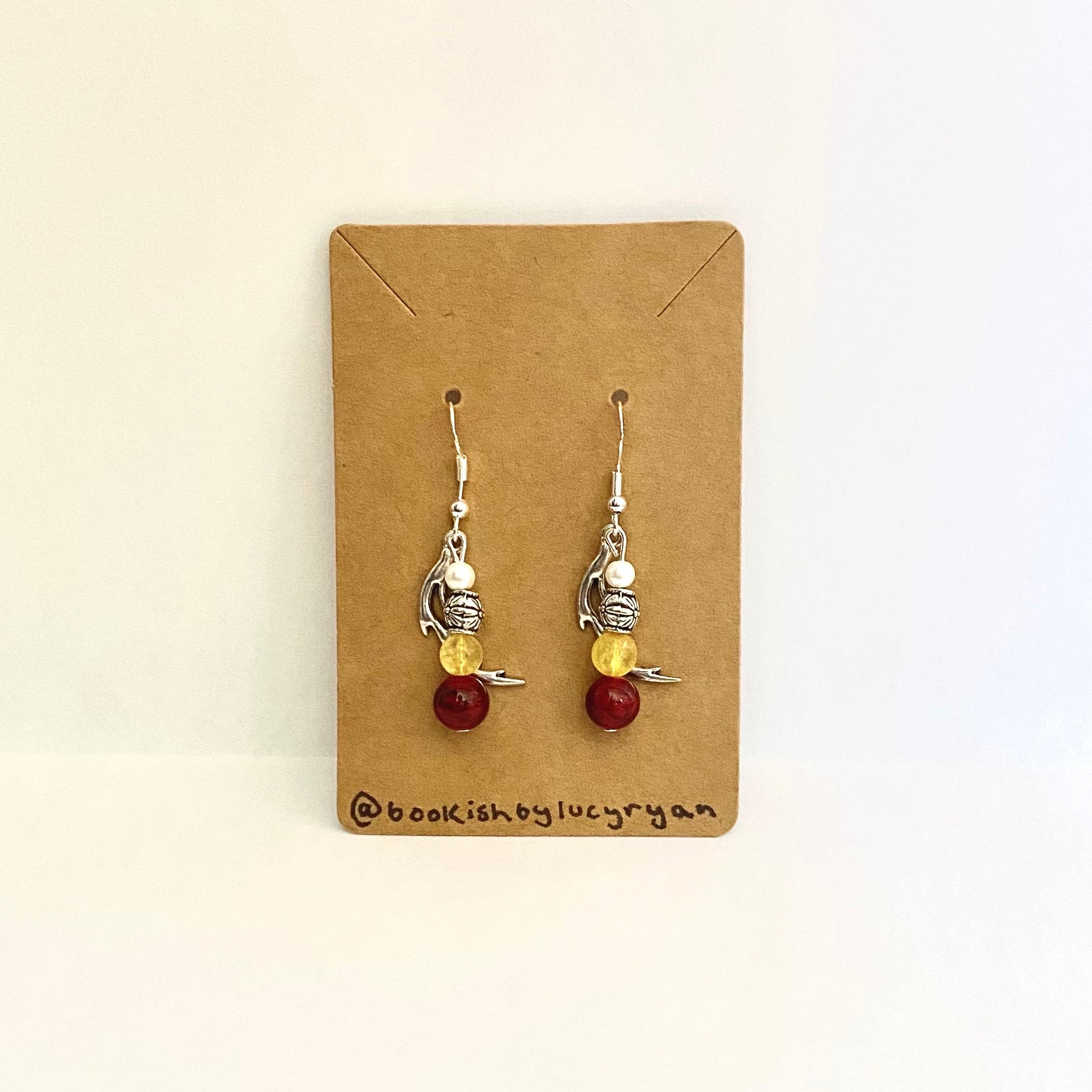 Lupin and Tonks Pendant Earrings Made With Harry Potter Book Pages - Etsy  Ireland