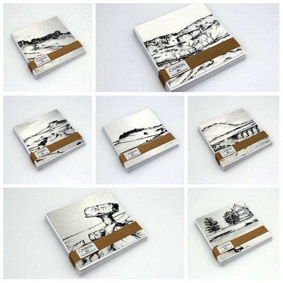 Yorkshire Greetings Cards - Set of 6 | Yorkshire Cards | Malham Cove Card | 3 Peaks Cards | Yorkshire Landscape | Yorkshire Post